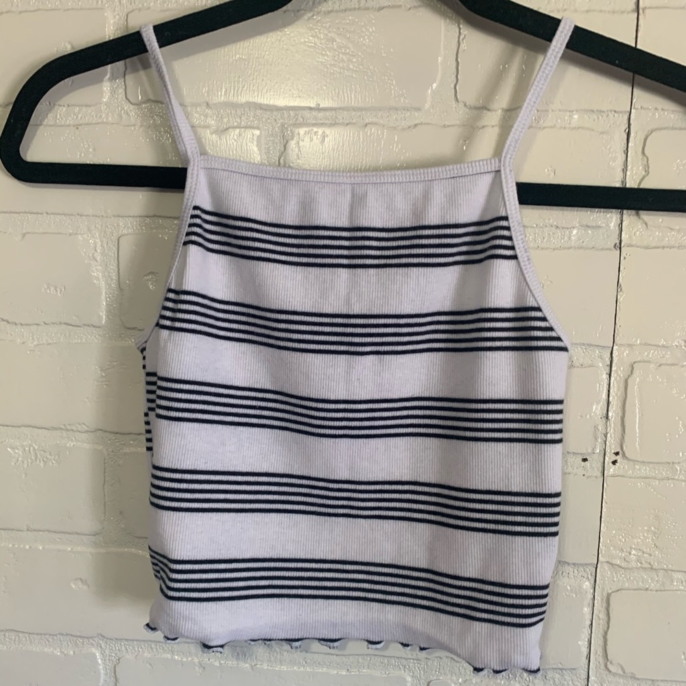 Stripped Crop Top